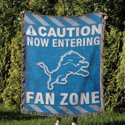 NFL Detroit Lions Football Team Woven Tapestry Blanket Amazing Gift For Fans And Friends Home Decor DLW7