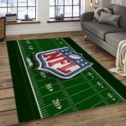 NFL Football League Logo Retangle Carpet Area Rug Home Decor Best Gift For Fan And Friends NF1