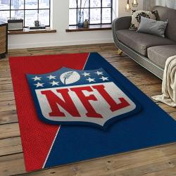 NFL Football League Logo Retangle Carpet Area Rug Home Decor Best Gift For Fan And Friends NF23