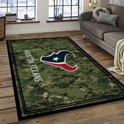 NFL Houston Texans Football Team Logo Sport Carpet Area Rug Home Decor Best Gift For Friends HT43