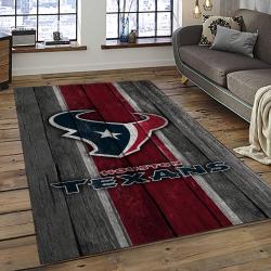 NFL Houston Texans Football Team Logo Sport Carpet Area Rug Home Decor Best Gift For Friends HT50