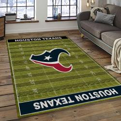 NFL Houston Texans Football Team Logo Sport Carpet Area Rug Home Decor Best Gift For Friends HT60