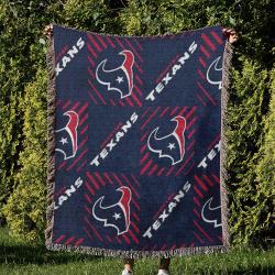 NFL Houston Texans Football Team Woven Tapestry Blanket Amazing Gift For Fans And Friends Home Decor HTW13