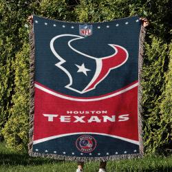 NFL Houston Texans Football Team Woven Tapestry Blanket Amazing Gift For Fans And Friends Home Decor HTW14