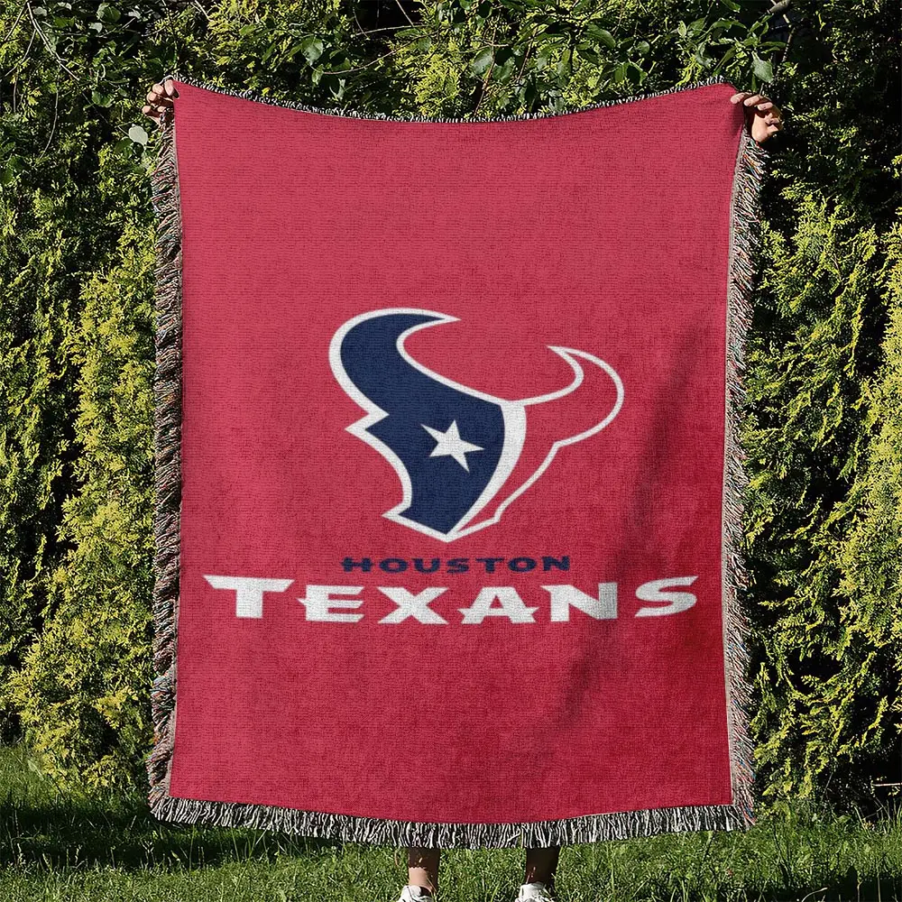 NFL Houston Texans Football Team Woven Tapestry Blanket Amazing Gift For Fans And Friends Home Decor HTW18