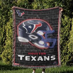 NFL Houston Texans Football Team Woven Tapestry Blanket Amazing Gift For Fans And Friends Home Decor HTW22