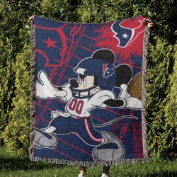 NFL Houston Texans Football Team Woven Tapestry Blanket Amazing Gift For Fans And Friends Home Decor HTW35