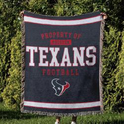 NFL Houston Texans Football Team Woven Tapestry Blanket Amazing Gift For Fans And Friends Home Decor HTW36