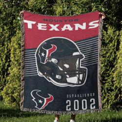 NFL Houston Texans Football Team Woven Tapestry Blanket Amazing Gift For Fans And Friends Home Decor HTW37