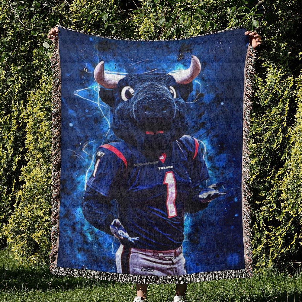 NFL Houston Texans Football Team Woven Tapestry Blanket Amazing Gift For Fans And Friends Home Decor HTW4