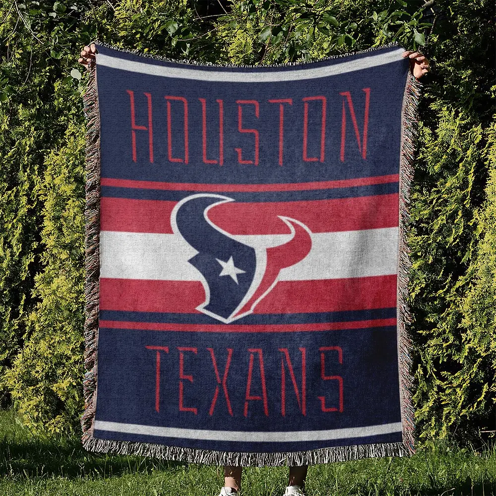 NFL Houston Texans Football Team Woven Tapestry Blanket Amazing Gift For Fans And Friends Home Decor HTW40