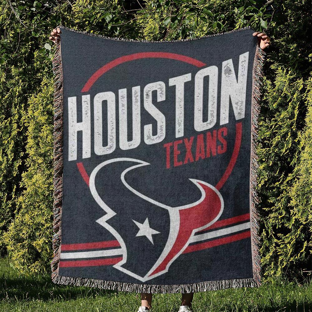 NFL Houston Texans Football Team Woven Tapestry Blanket Amazing Gift For Fans And Friends Home Decor HTW41