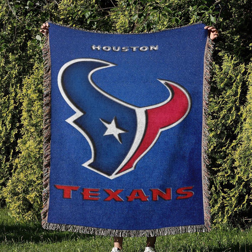 NFL Houston Texans Football Team Woven Tapestry Blanket Amazing Gift For Fans And Friends Home Decor HTW6