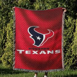 NFL Houston Texans Football Team Woven Tapestry Blanket Amazing Gift For Fans And Friends Home Decor HTW8