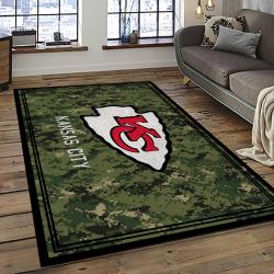 NFL Kansas City Chiefs Football Team Logo Sport Carpet Area Rug Home Decor Best Gift For Friends KSCC66