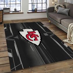 NFL Kansas City Chiefs Football Team Logo Sport Carpet Area Rug Home Decor Best Gift For Friends KSCC73