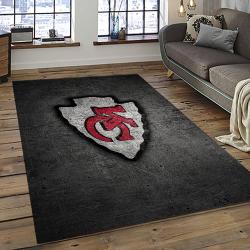 NFL Kansas City Chiefs Football Team Logo Sport Carpet Area Rug Home Decor Best Gift For Friends KSCC79