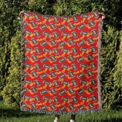 NFL Kansas City Chiefs Football Team Woven Tapestry Blanket Amazing Gift For Fans And Friends Home Decor KCCW11