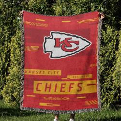 NFL Kansas City Chiefs Football Team Woven Tapestry Blanket Amazing Gift For Fans And Friends Home Decor KCCW32