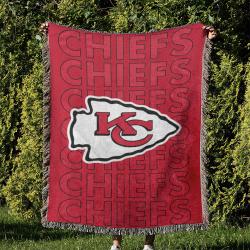 NFL Kansas City Chiefs Football Team Woven Tapestry Blanket Amazing Gift For Fans And Friends Home Decor KCCW33