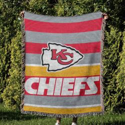 NFL Kansas City Chiefs Football Team Woven Tapestry Blanket Amazing Gift For Fans And Friends Home Decor KCCW34