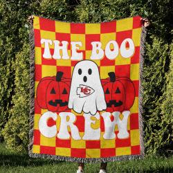 NFL Kansas City Chiefs Football Team Woven Tapestry Blanket Amazing Gift For Fans And Friends Home Decor KCCW36