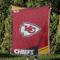 NFL Kansas City Chiefs Football Team Woven Tapestry Blanket Amazing Gift For Fans And Friends Home Decor KCCW42