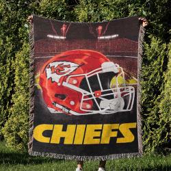 NFL Kansas City Chiefs Football Team Woven Tapestry Blanket Amazing Gift For Fans And Friends Home Decor KCCW48
