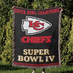 NFL Kansas City Chiefs Football Team Woven Tapestry Blanket Amazing Gift For Fans And Friends Home Decor KCCW54