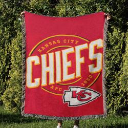 NFL Kansas City Chiefs Football Team Woven Tapestry Blanket Amazing Gift For Fans And Friends Home Decor KCCW61