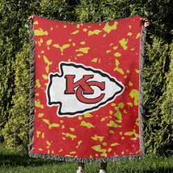 NFL Kansas City Chiefs Football Team Woven Tapestry Blanket Amazing Gift For Fans And Friends Home Decor KCCW62