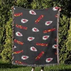 NFL Kansas City Chiefs Football Team Woven Tapestry Blanket Amazing Gift For Fans And Friends Home Decor KCCW7