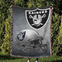 NFL Las Vegas Raiders Football Team Woven Tapestry Blanket Amazing Gift For Fans And Friends Home Decor LVRW13