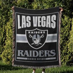 NFL Las Vegas Raiders Football Team Woven Tapestry Blanket Amazing Gift For Fans And Friends Home Decor LVRW15