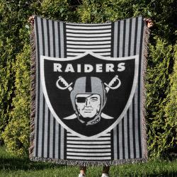 NFL Las Vegas Raiders Football Team Woven Tapestry Blanket Amazing Gift For Fans And Friends Home Decor LVRW16