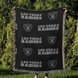 NFL Las Vegas Raiders Football Team Woven Tapestry Blanket Amazing Gift For Fans And Friends Home Decor LVRW18