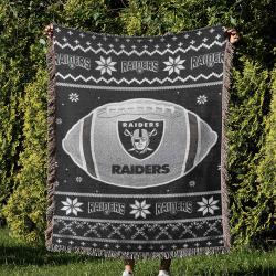 NFL Las Vegas Raiders Football Team Woven Tapestry Blanket Amazing Gift For Fans And Friends Home Decor LVRW24