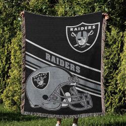 NFL Las Vegas Raiders Football Team Woven Tapestry Blanket Amazing Gift For Fans And Friends Home Decor LVRW25