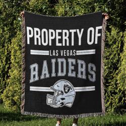 NFL Las Vegas Raiders Football Team Woven Tapestry Blanket Amazing Gift For Fans And Friends Home Decor LVRW26