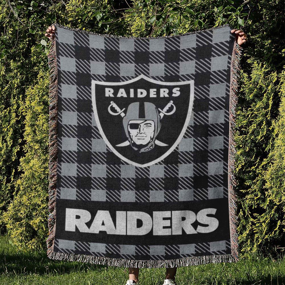 NFL Las Vegas Raiders Football Team Woven Tapestry Blanket Amazing Gift For Fans And Friends Home Decor LVRW38