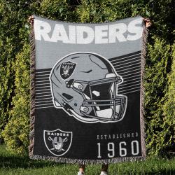 NFL Las Vegas Raiders Football Team Woven Tapestry Blanket Amazing Gift For Fans And Friends Home Decor LVRW50