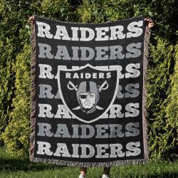 NFL Las Vegas Raiders Football Team Woven Tapestry Blanket Amazing Gift For Fans And Friends Home Decor LVRW57