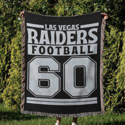 NFL Las Vegas Raiders Football Team Woven Tapestry Blanket Amazing Gift For Fans And Friends Home Decor LVRW7