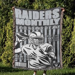 NFL Las Vegas Raiders Football Team Woven Tapestry Blanket Amazing Gift For Fans And Friends Home Decor LVRW9