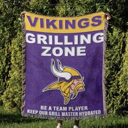NFL Minnesota Vikings Football Team Woven Tapestry Blanket Amazing Gift For Fans And Friends Home Decor MVW13