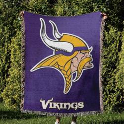 NFL Minnesota Vikings Football Team Woven Tapestry Blanket Amazing Gift For Fans And Friends Home Decor MVW23