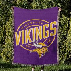 NFL Minnesota Vikings Football Team Woven Tapestry Blanket Amazing Gift For Fans And Friends Home Decor MVW32