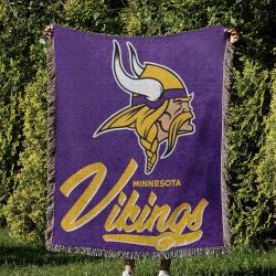 NFL Minnesota Vikings Football Team Woven Tapestry Blanket Amazing Gift For Fans And Friends Home Decor MVW34