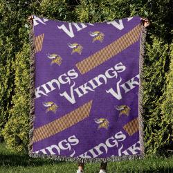 NFL Minnesota Vikings Football Team Woven Tapestry Blanket Amazing Gift For Fans And Friends Home Decor MVW35