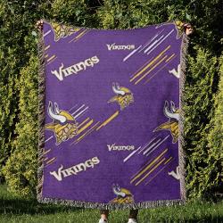 NFL Minnesota Vikings Football Team Woven Tapestry Blanket Amazing Gift For Fans And Friends Home Decor MVW49